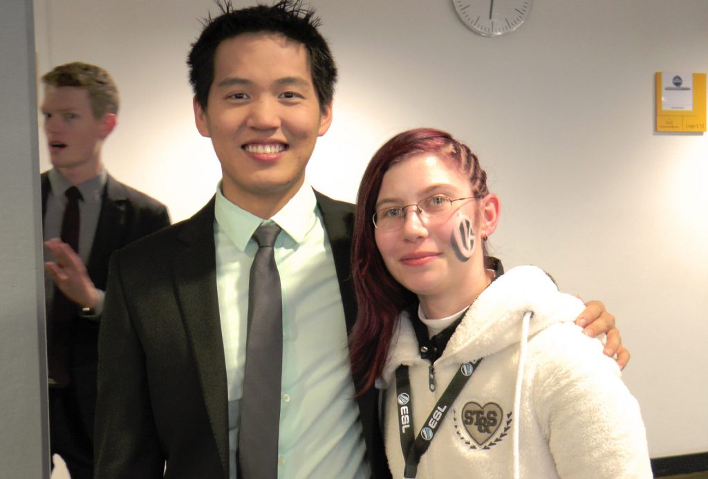 ESL One Frankfurt 2015 - Merlini mit Franzi