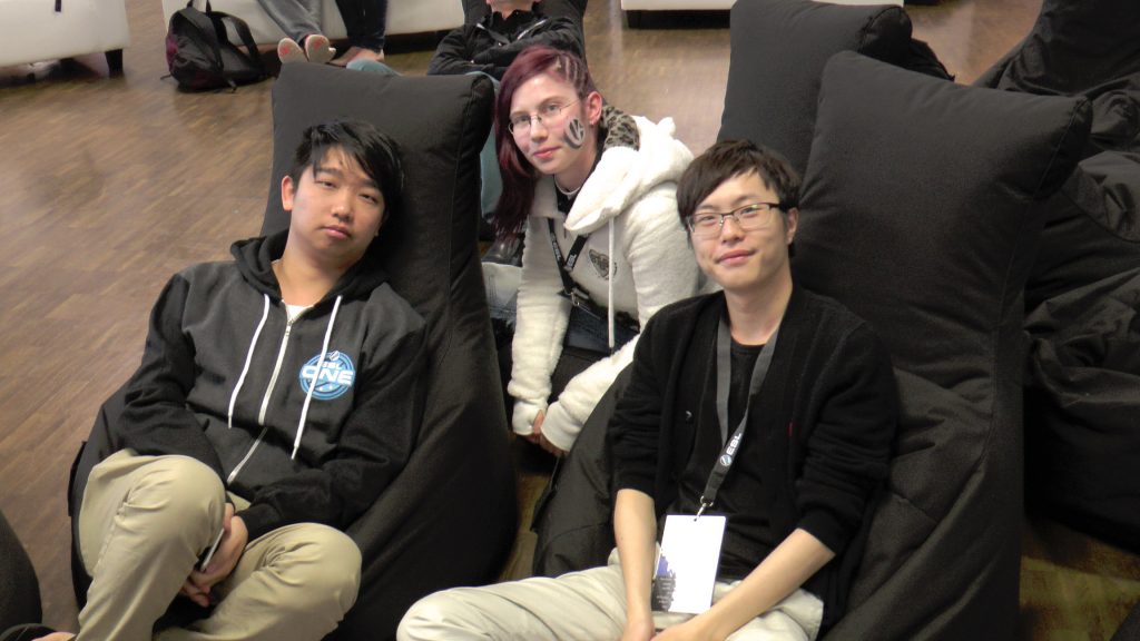 ESL One Frankfurt 2015 - Super! und Hao von Vici Gaming mit Franzi