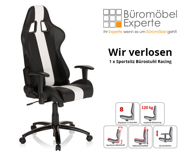 Gewinne einen Gaming Sessel im Wert von 260€
